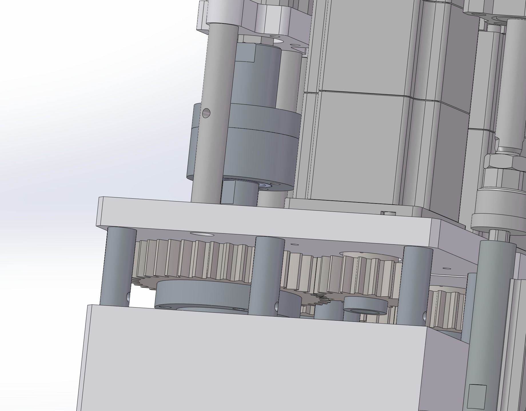 5 Head roll cover machine  3D model_8