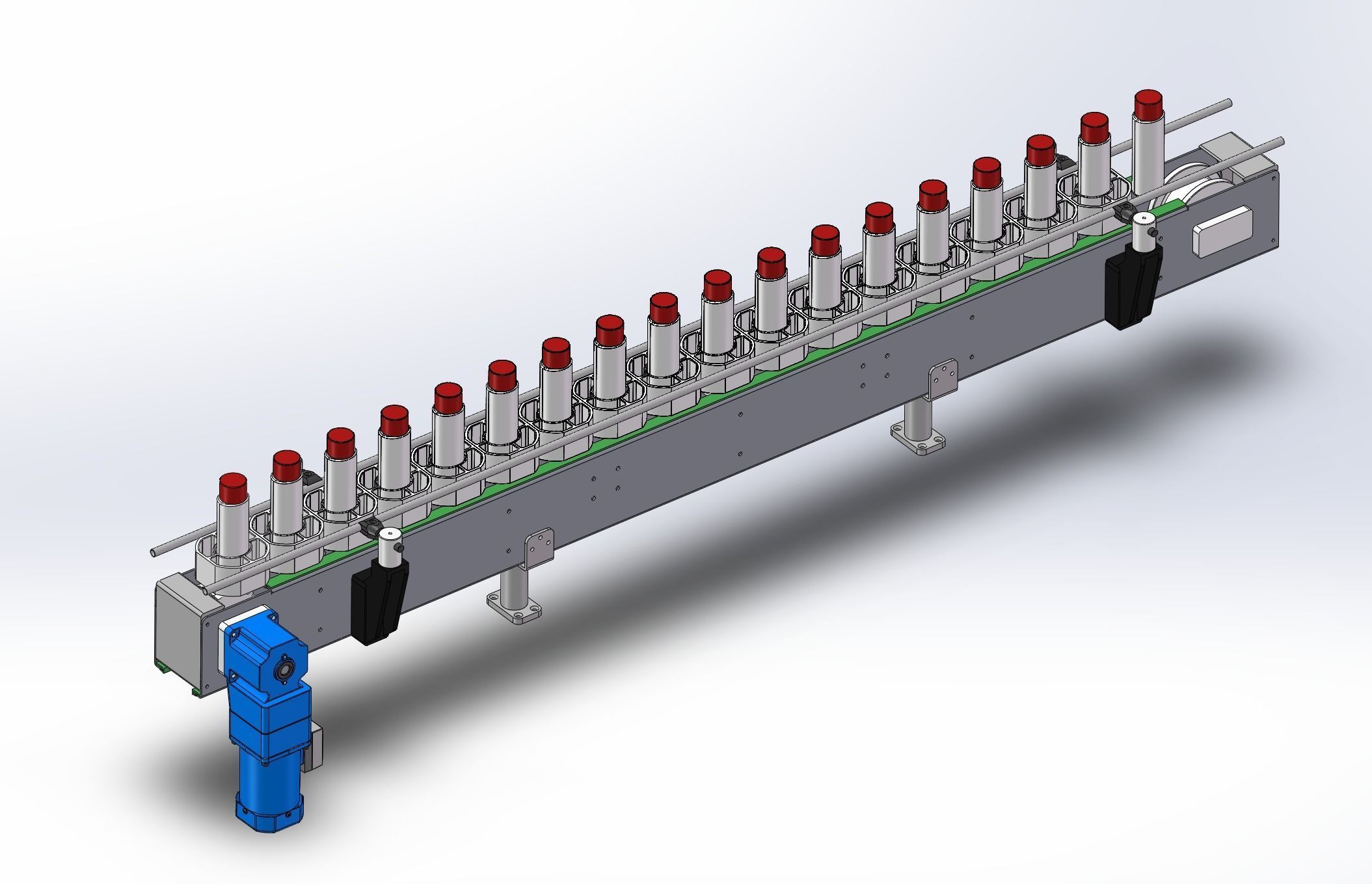 5 Head roll cover machine  3D model_16