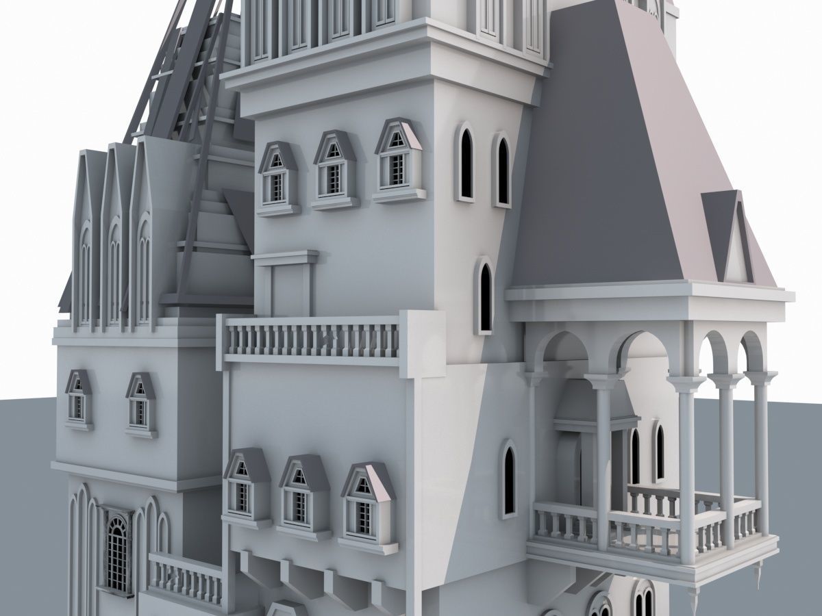 Castle Ruins 3D model_18