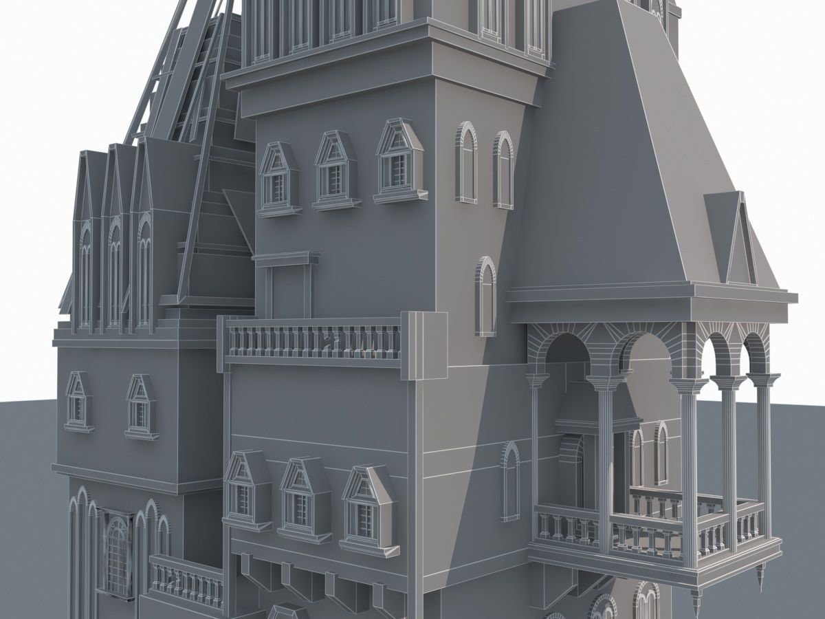 Castle Ruins 3D model_29