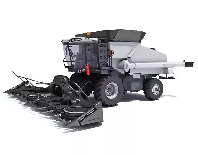 Combine Harvester 3D model