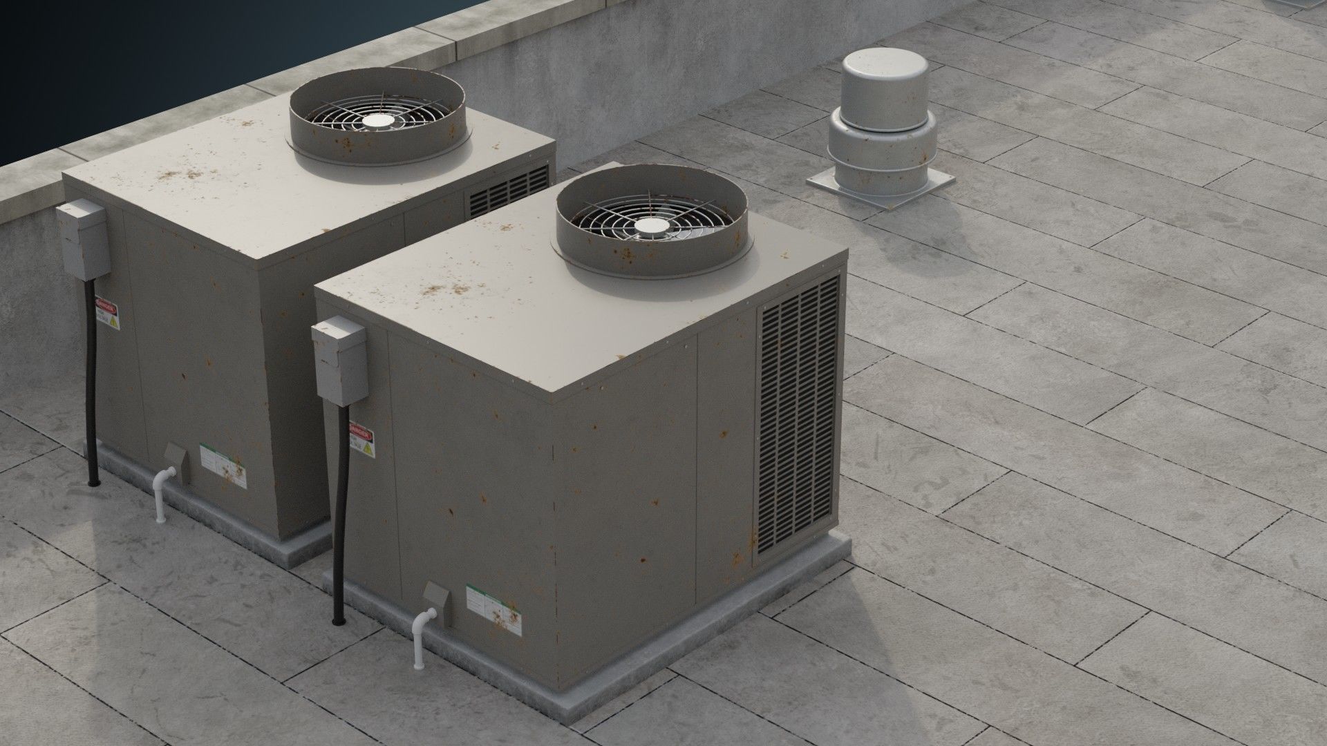 Building 22 Low-poly 3D model_6