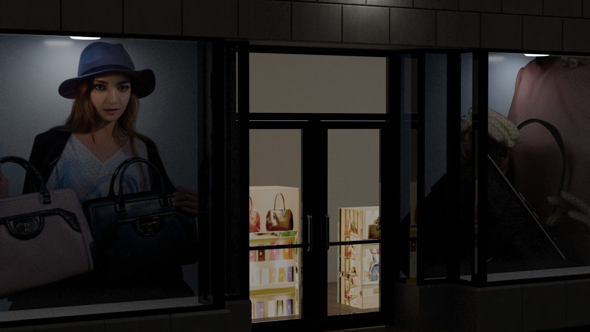 Building 22 Low-poly 3D model_9