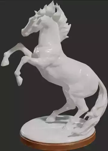 Marble Horse Statue