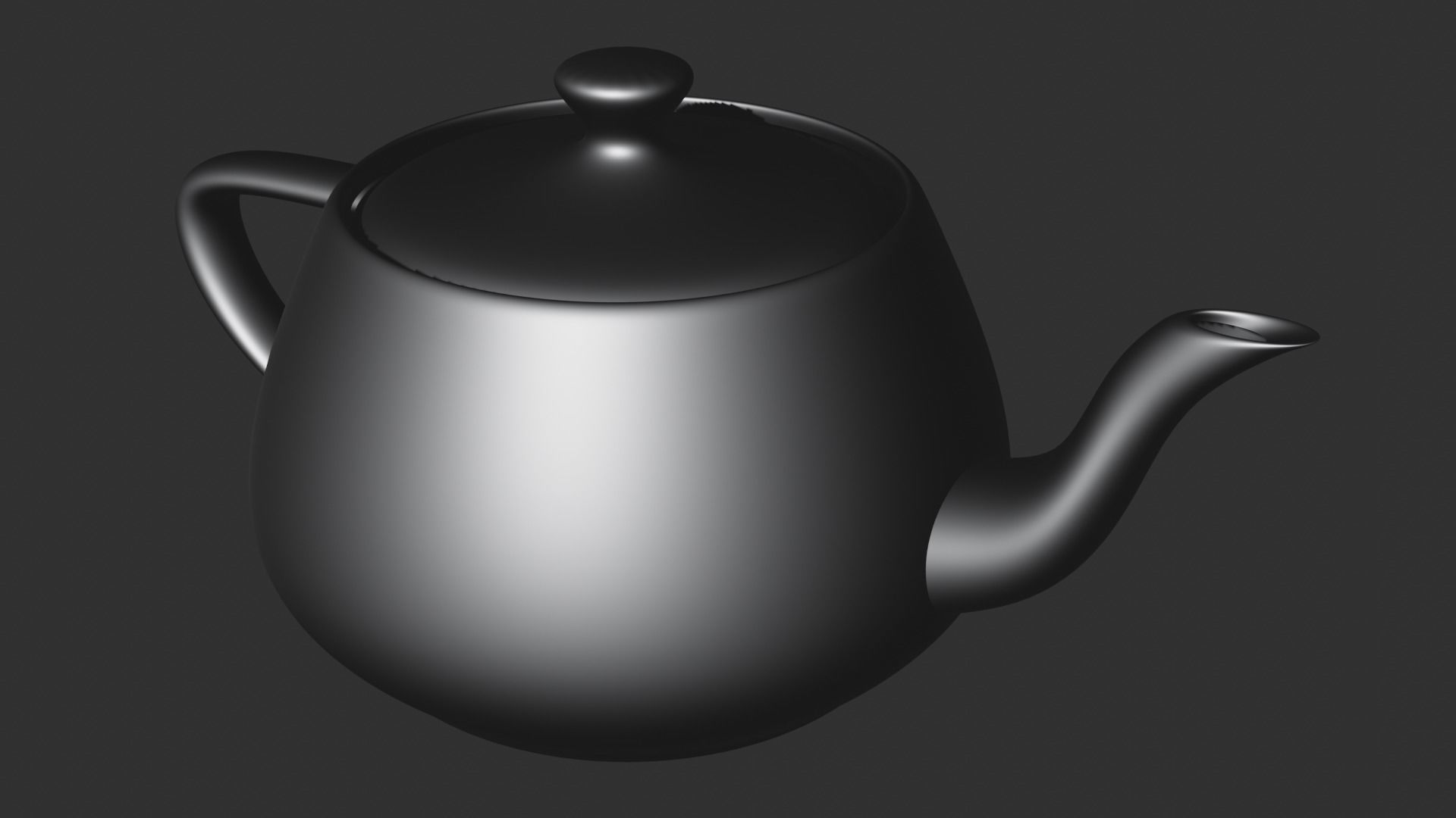 Teapot Low-poly 3D model_1