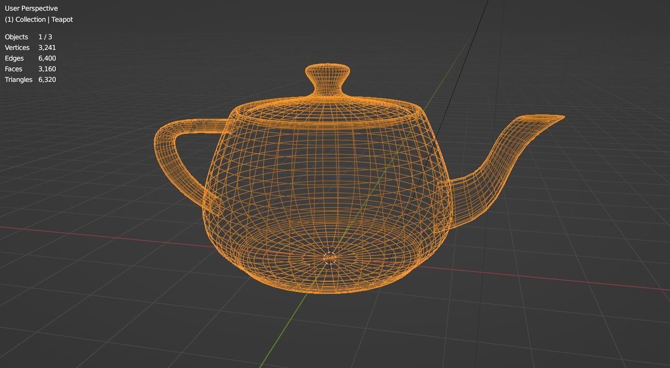 Teapot Low-poly 3D model_4