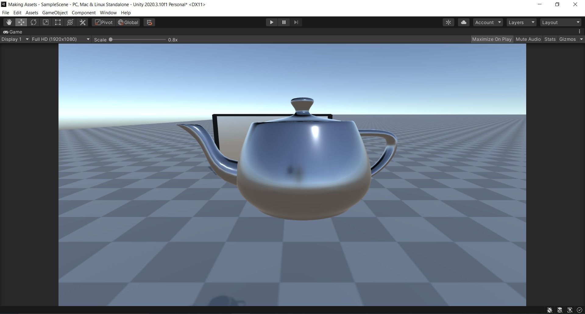 Teapot Low-poly 3D model_2