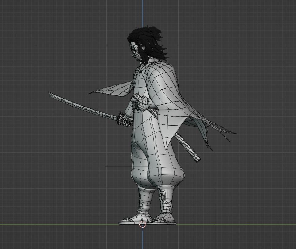 Kyojuro Rengoku - Demon Slayer 3D model_16