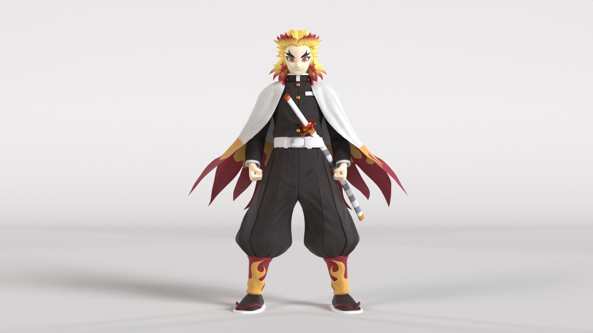 Kyojuro Rengoku - Demon Slayer 3D model_3