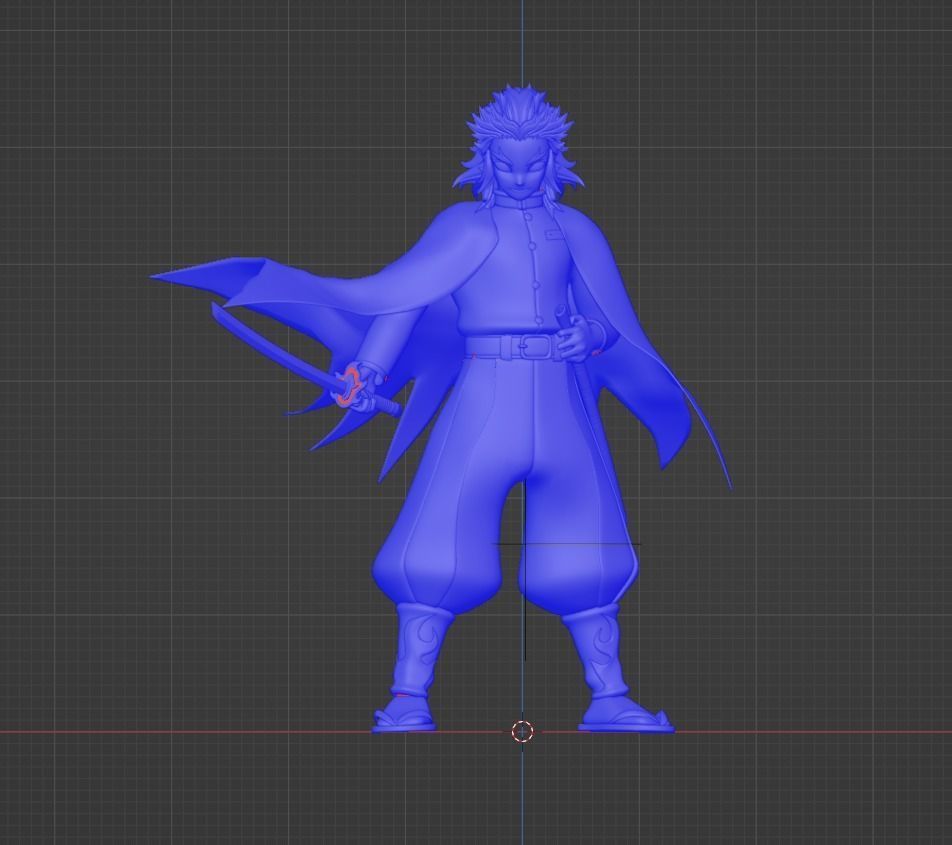 Kyojuro Rengoku - Demon Slayer 3D model_20