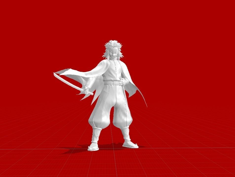 Kyojuro Rengoku - Demon Slayer 3D model_22