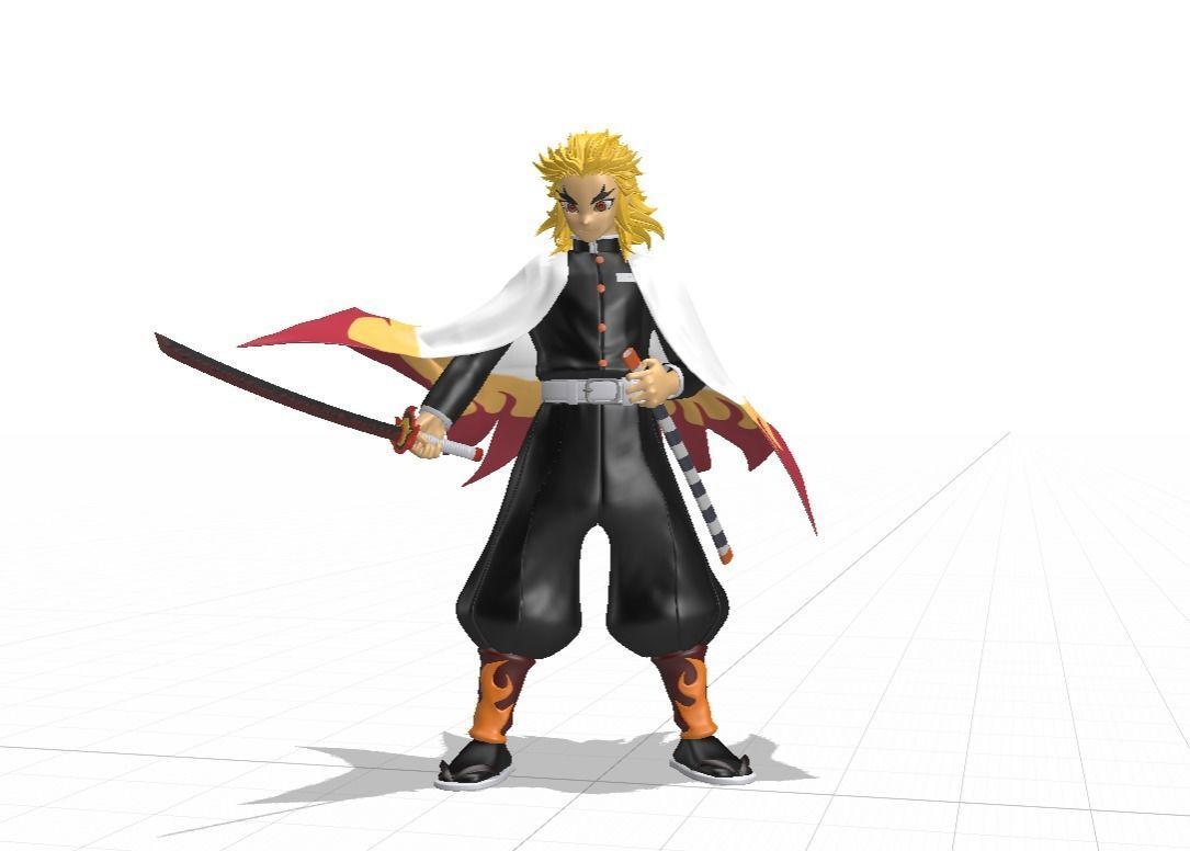 Kyojuro Rengoku - Demon Slayer 3D model_21