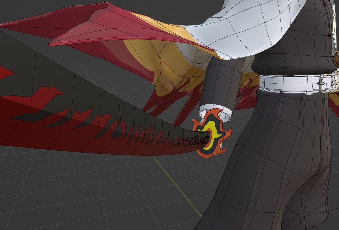 Kyojuro Rengoku - Demon Slayer 3D model_14
