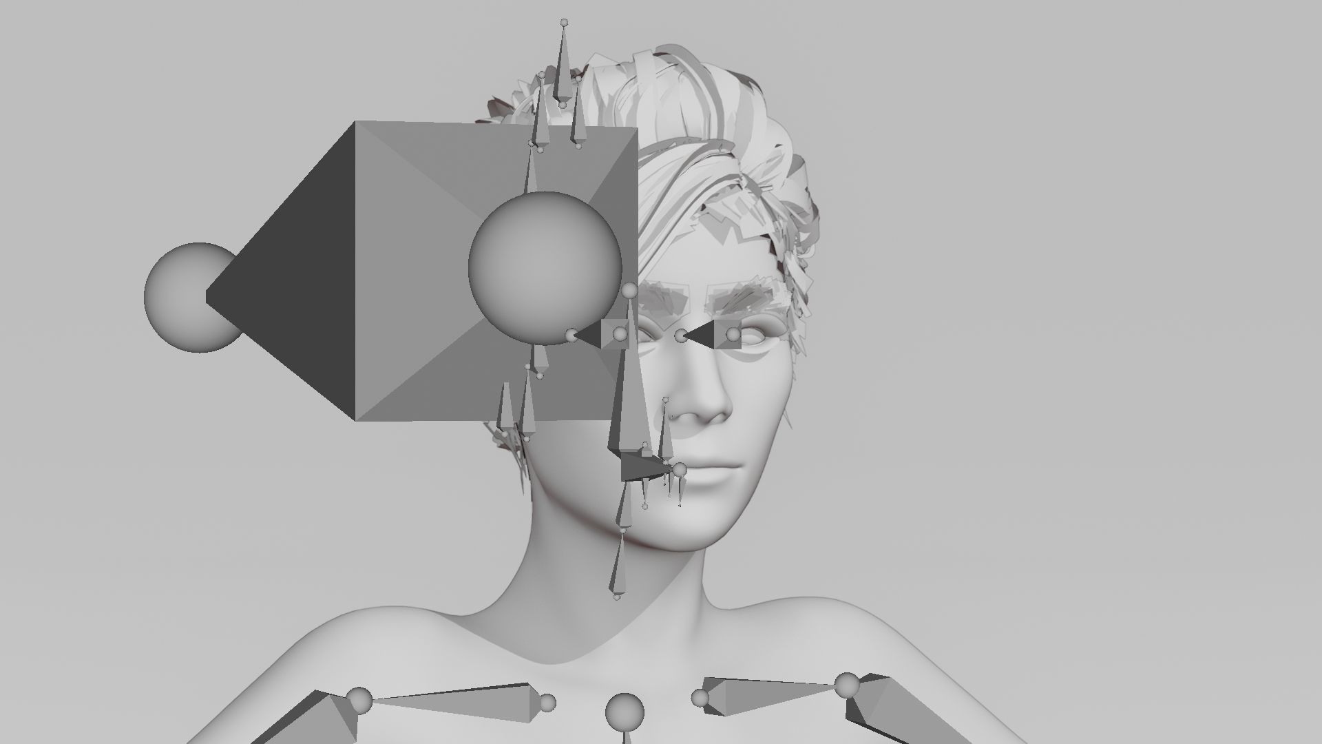 Realistic Female Character - Ashley 3D model_11