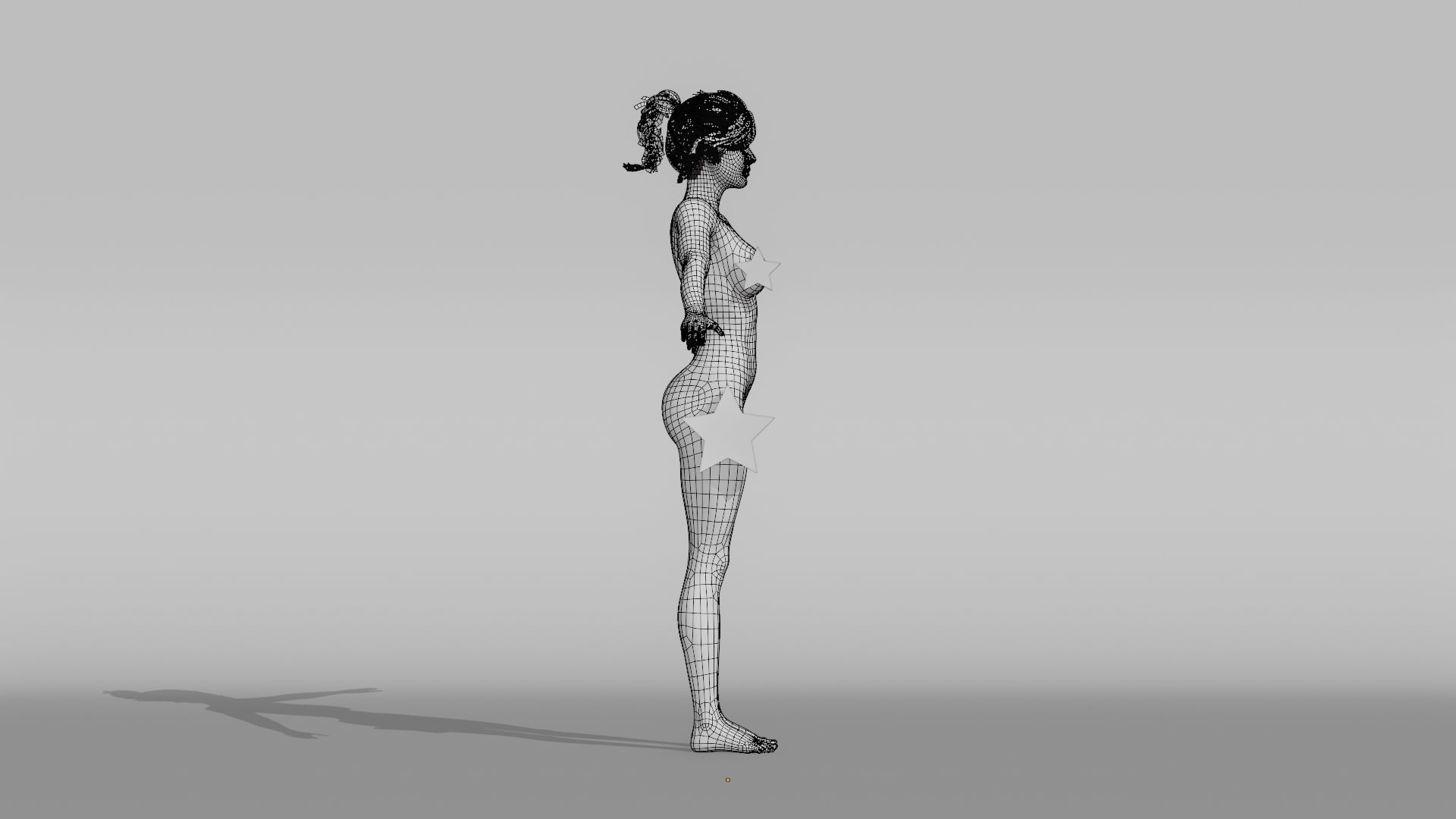 Realistic Female Character - Ashley 3D model_18