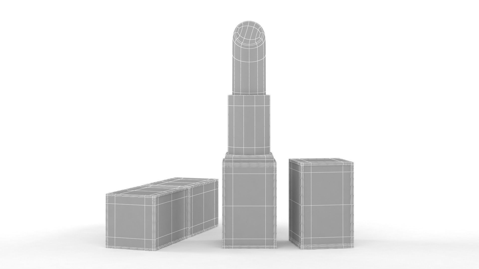 Lipstick 3D model_7