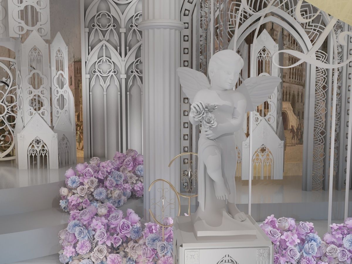  Wedding Banquet Hall 3 3D model_13