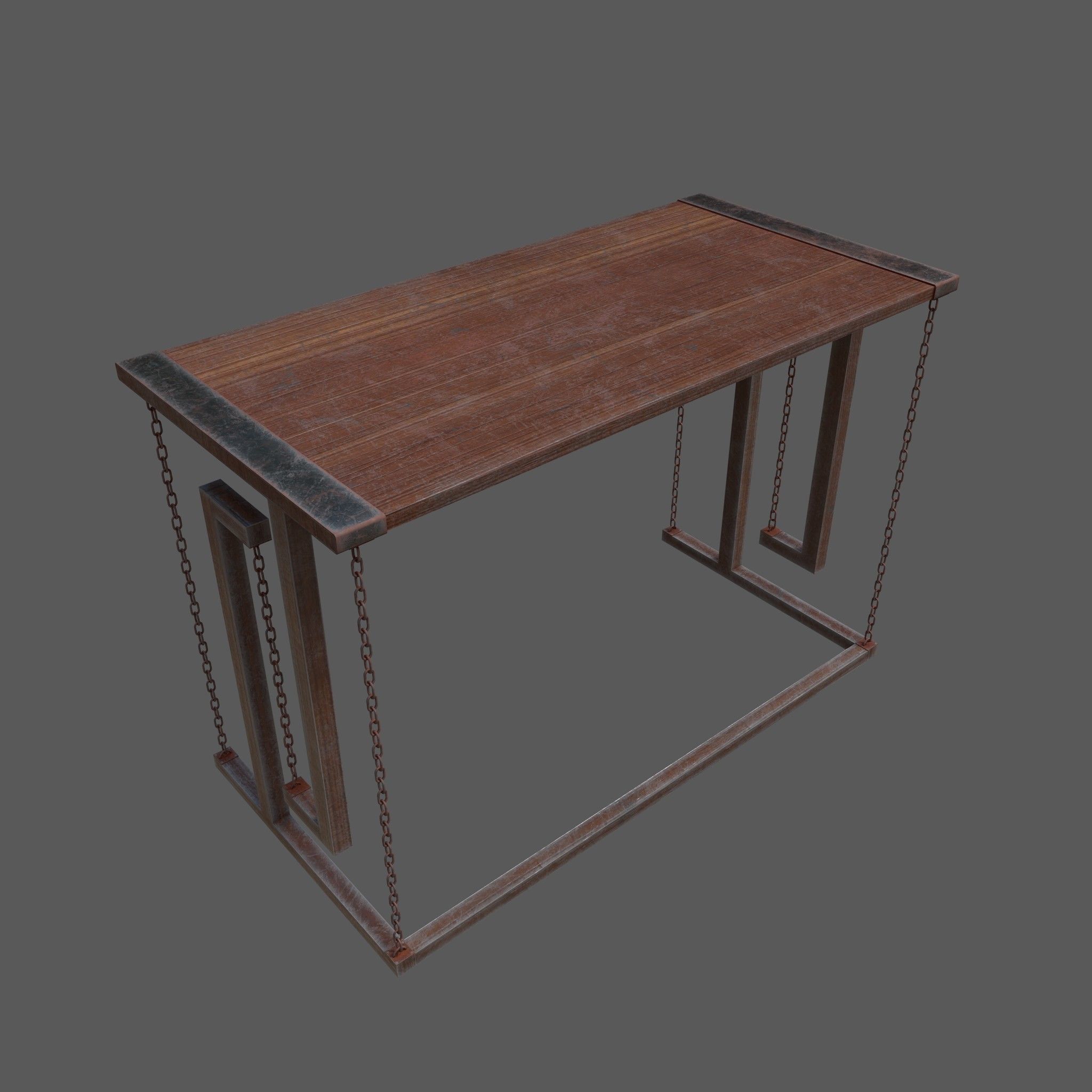Table Levitating 3D model_4