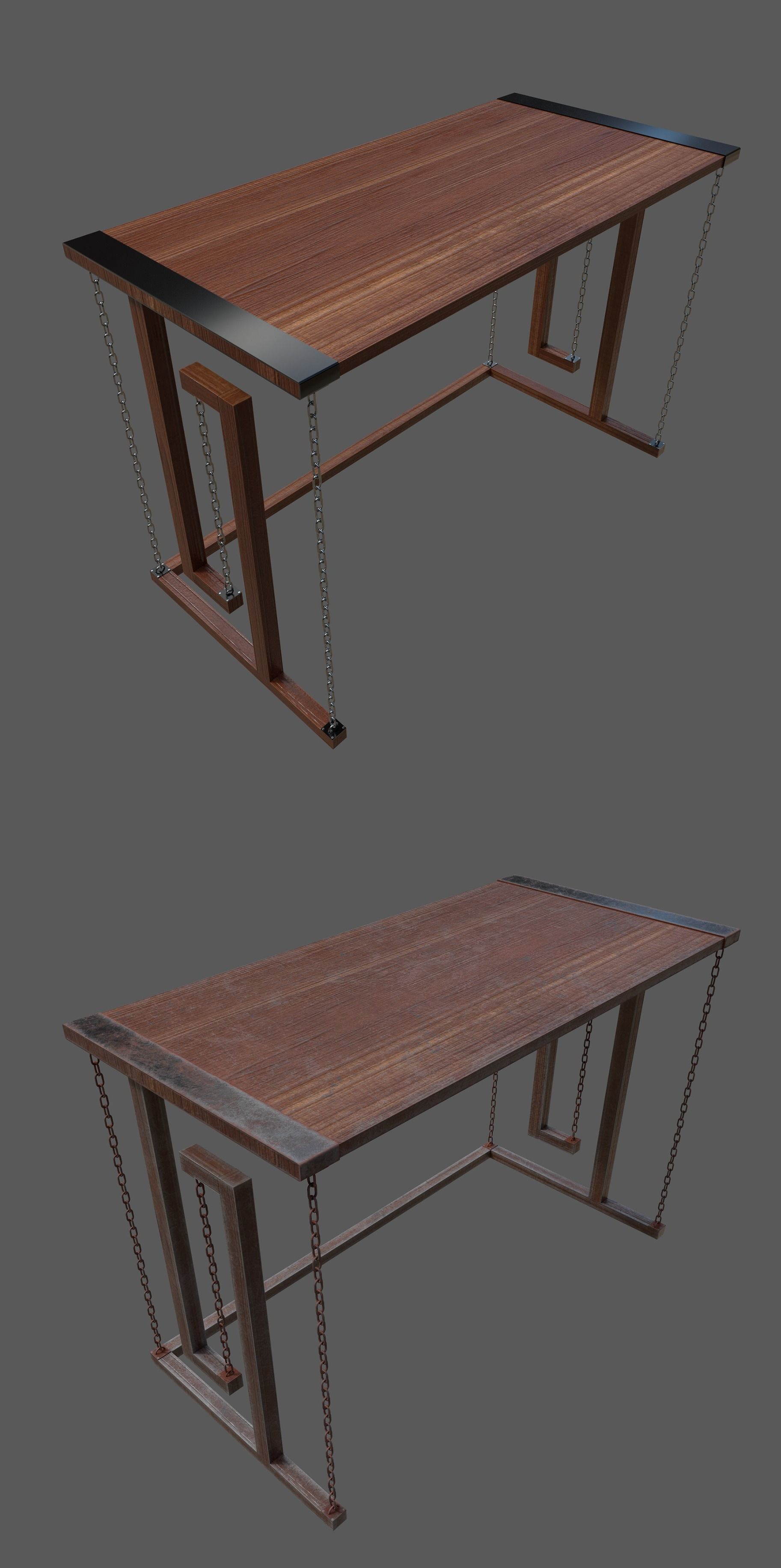 Table Levitating 3D model_1
