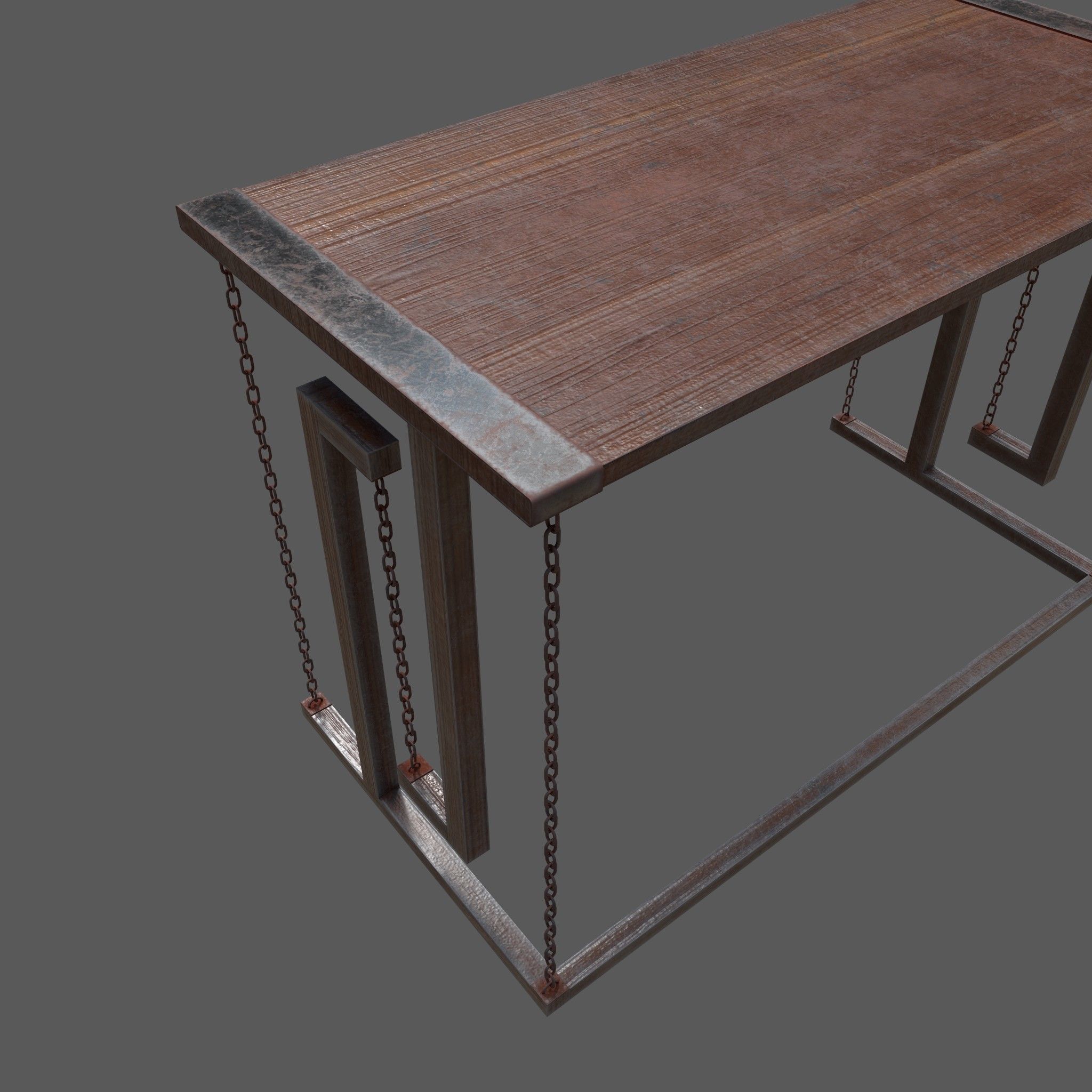 Table Levitating 3D model_6