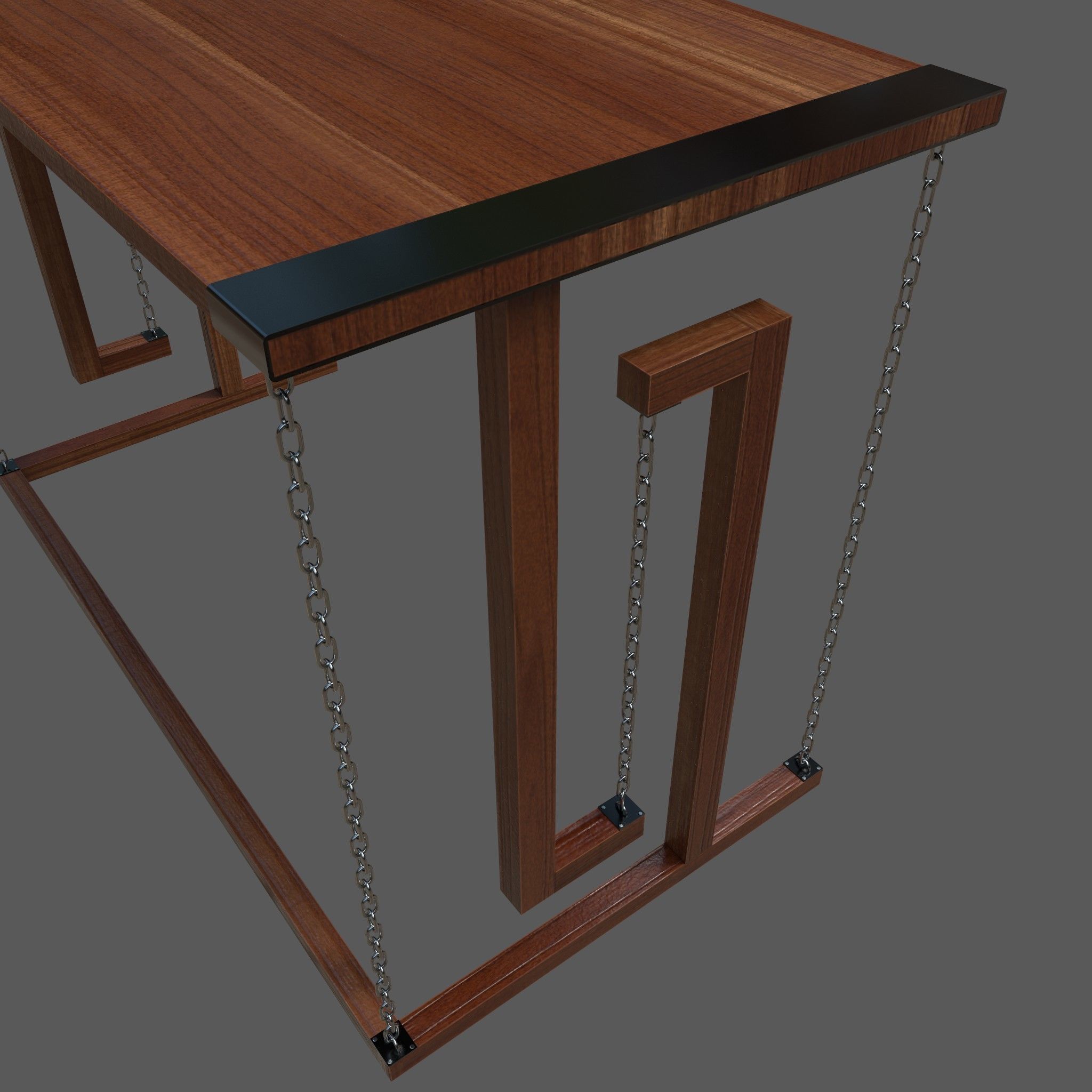 Table Levitating 3D model_8