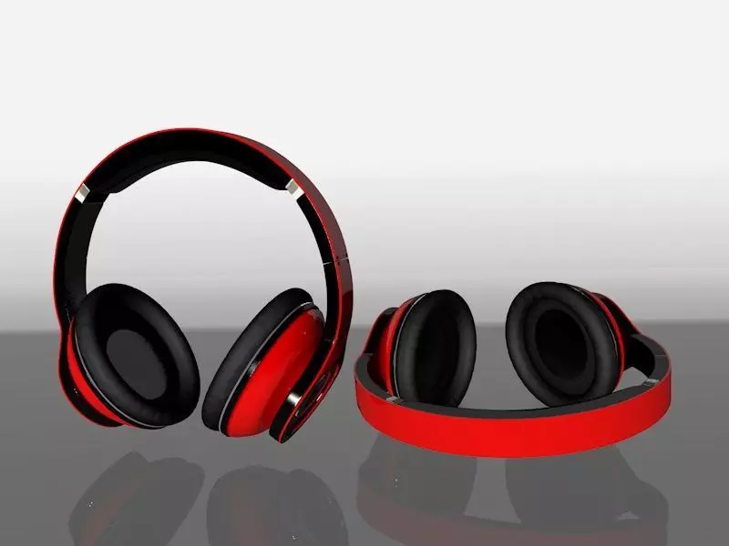 Headset headphones 3D print model