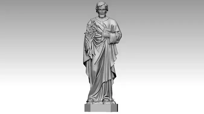 Saint Joseph - 3d print model 3D print model