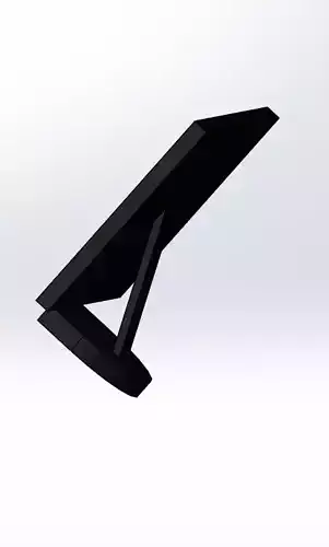 kompyuter monitor with person on beach