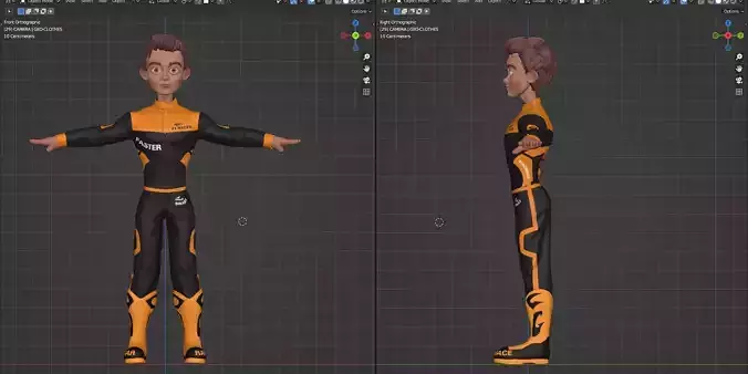 F1 Driver - Richard - Blender 3