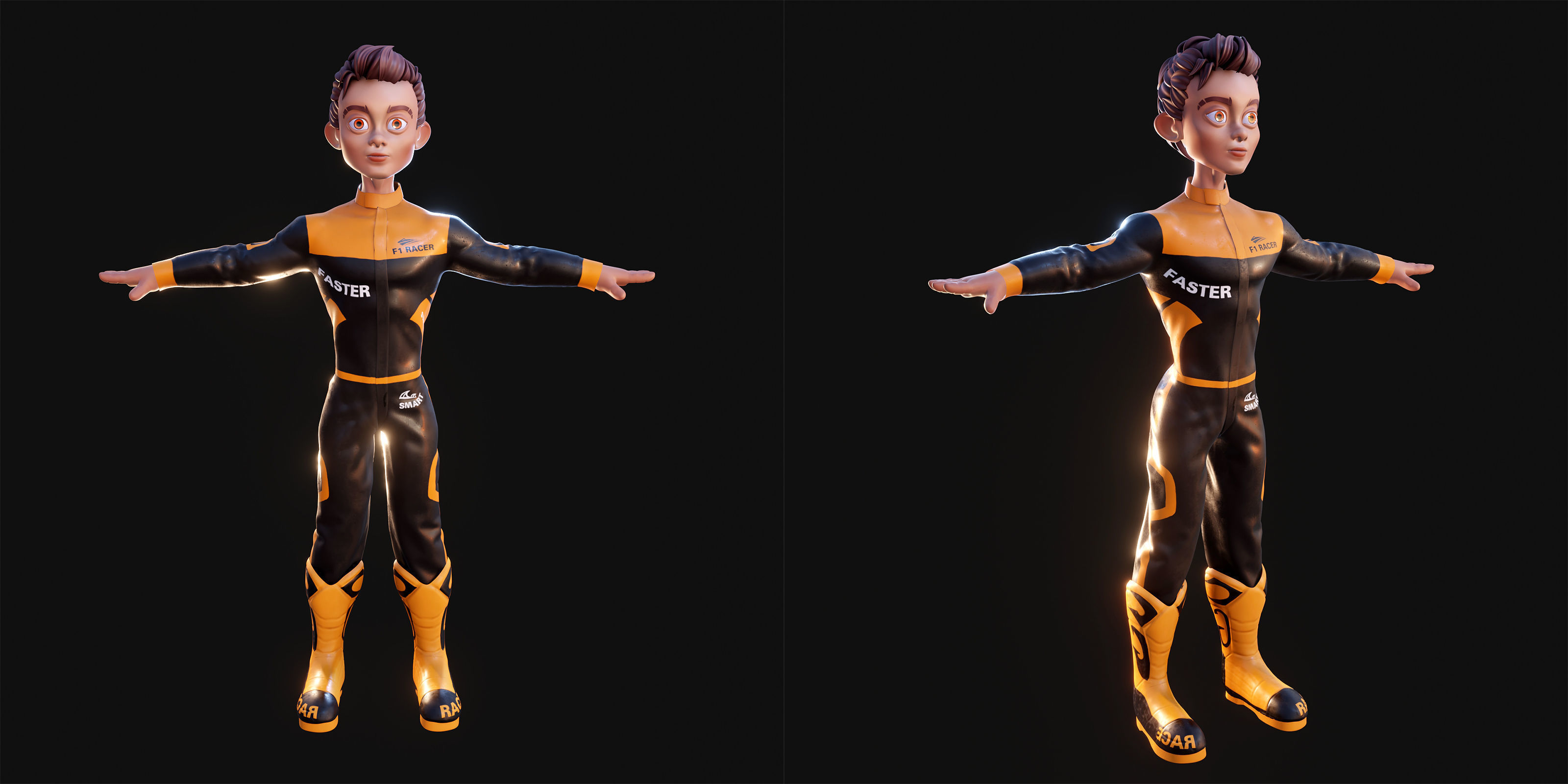 F1 Driver - Richard - Blender 3 3D model_8