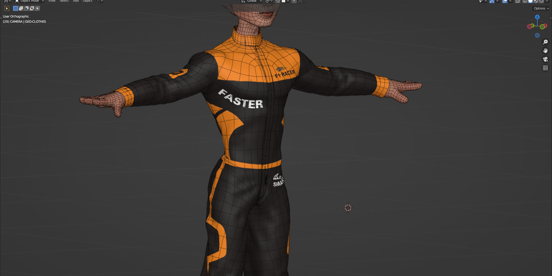 F1 Driver - Richard - Blender 3 3D model_5