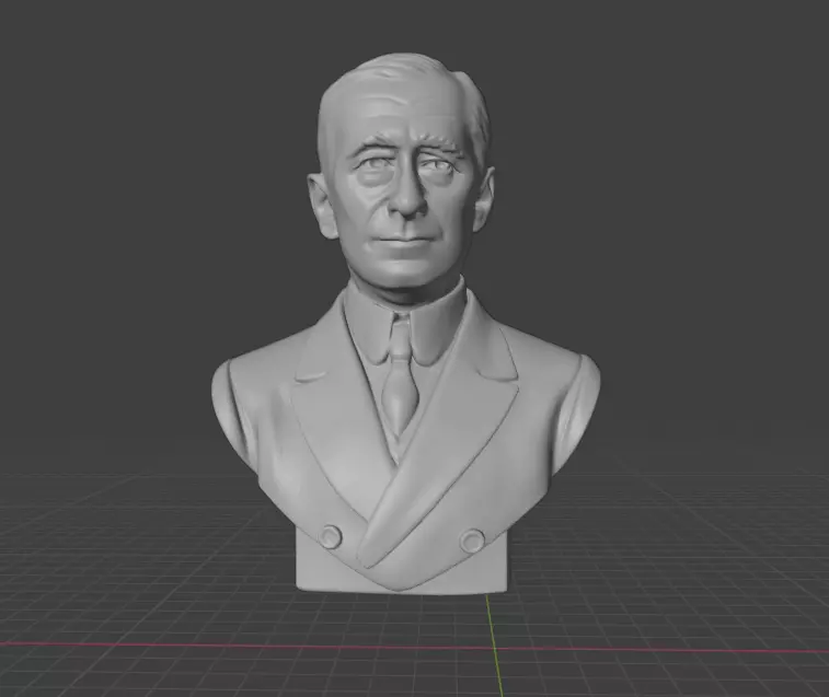 Guglielmo Marconi 3D print model_3