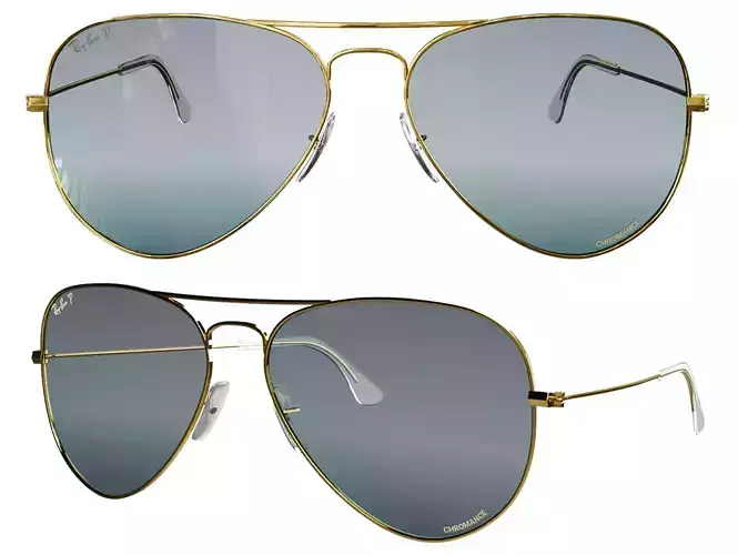 RayBan Aviator Chromance Sunglass