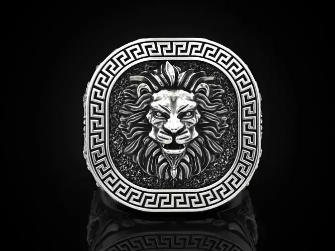Lion ring   3D print model