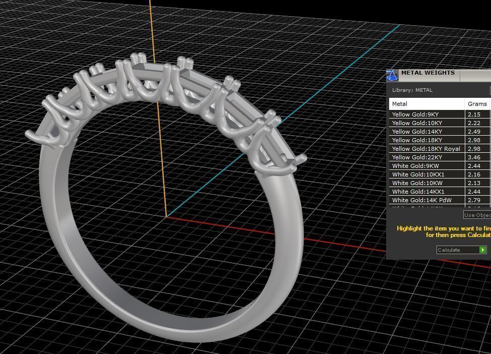 band ring  3D print model_4