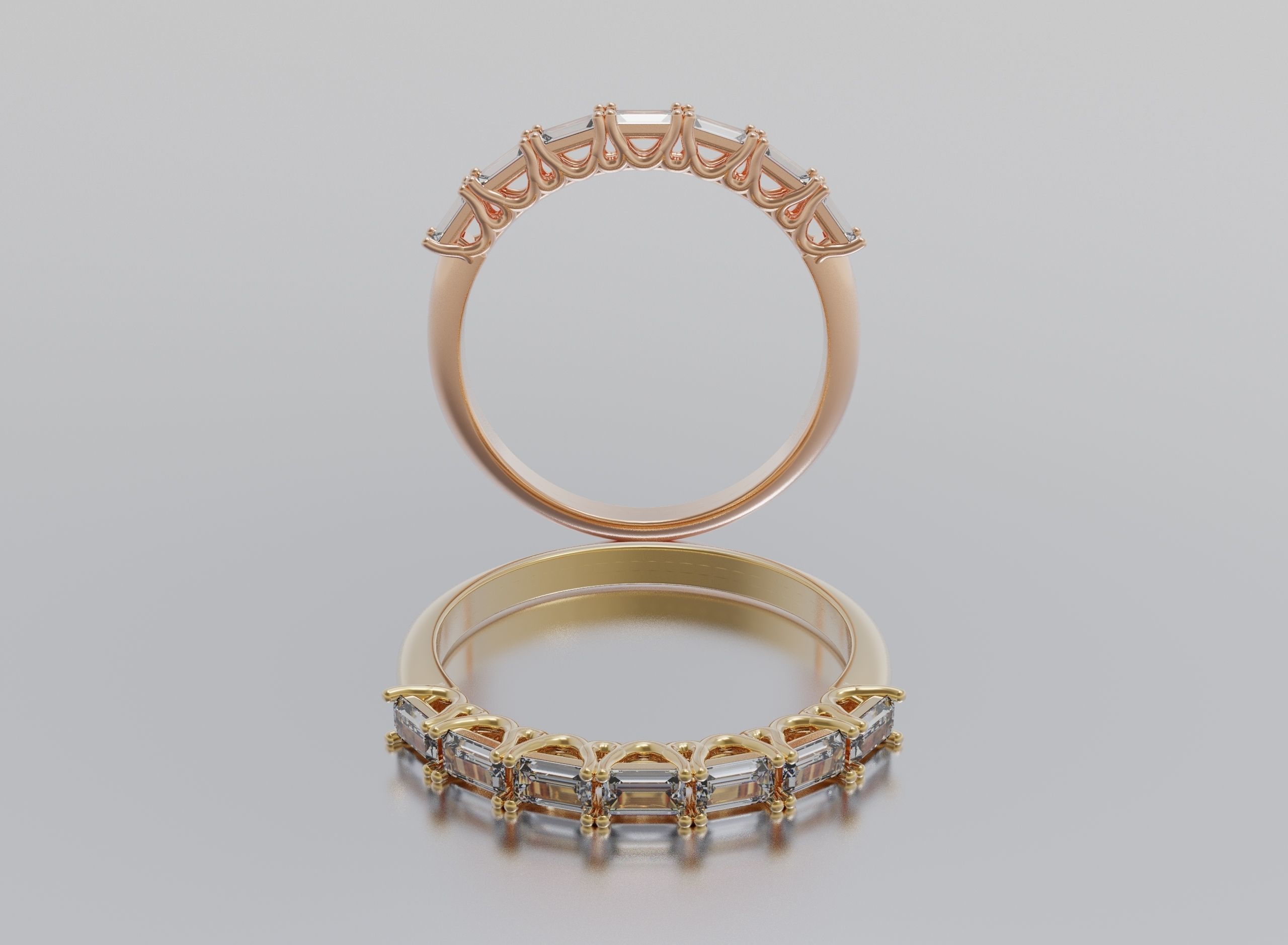band ring  3D print model_1