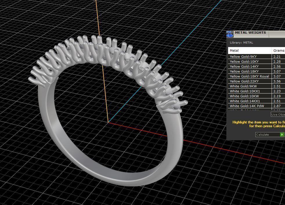 band ring 3D print model_4