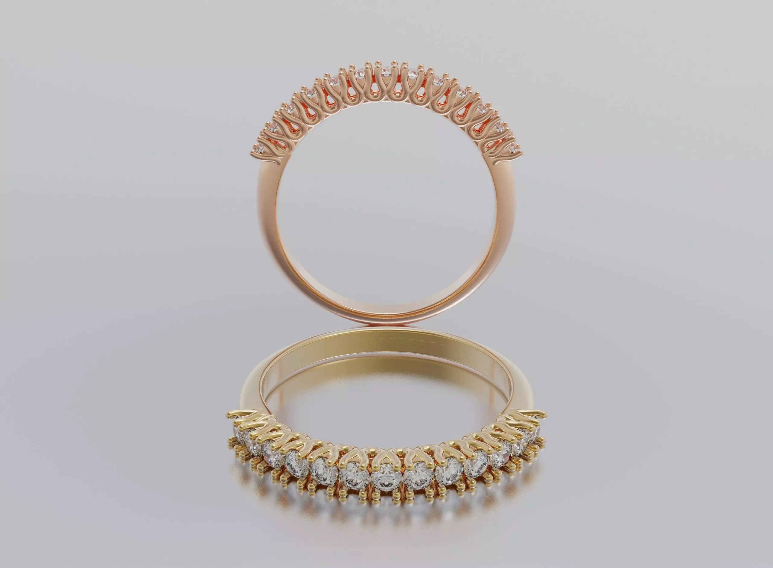 band ring 3D print model_0