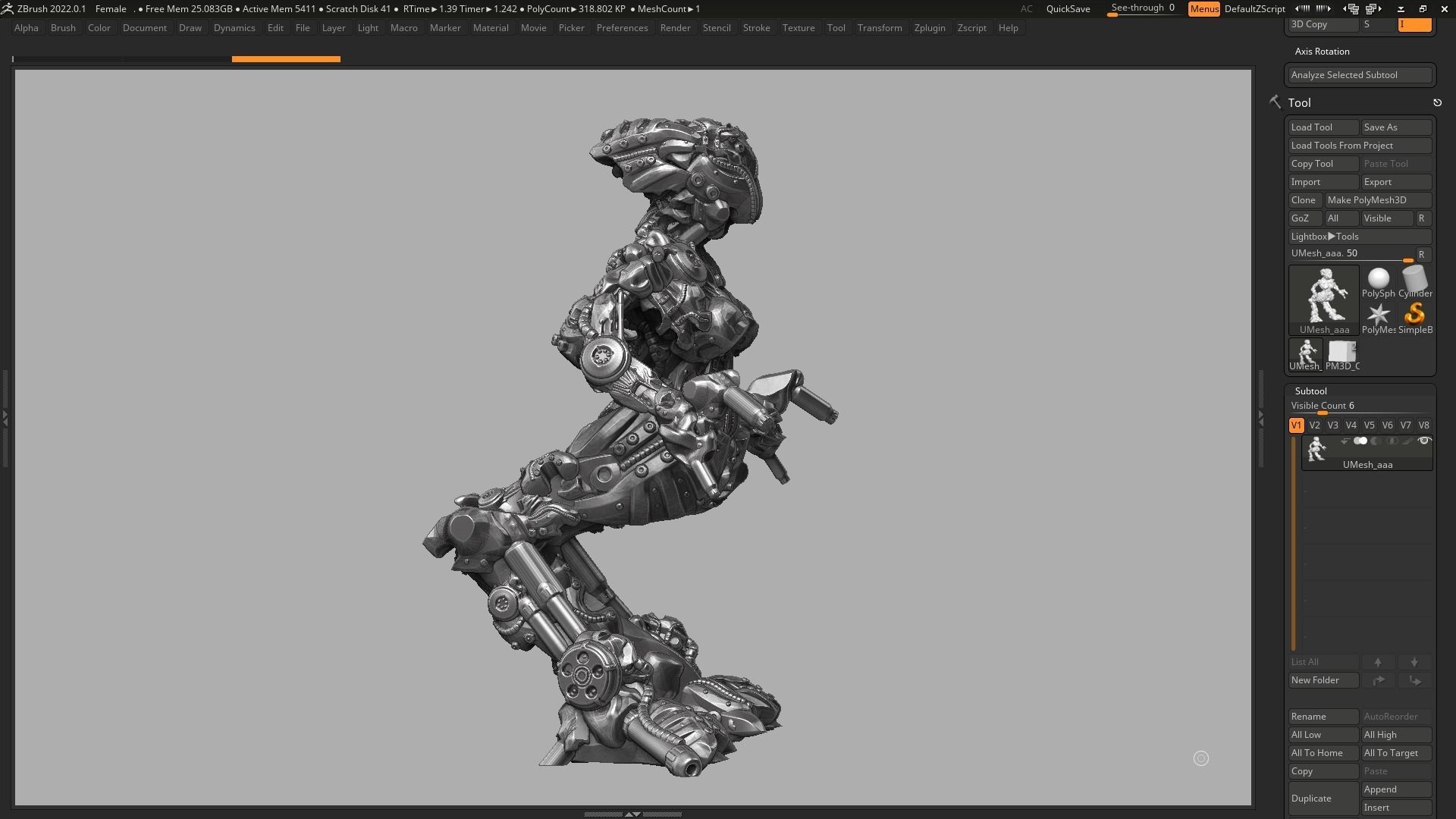 robot battle a09 3d print model 3D print model_4