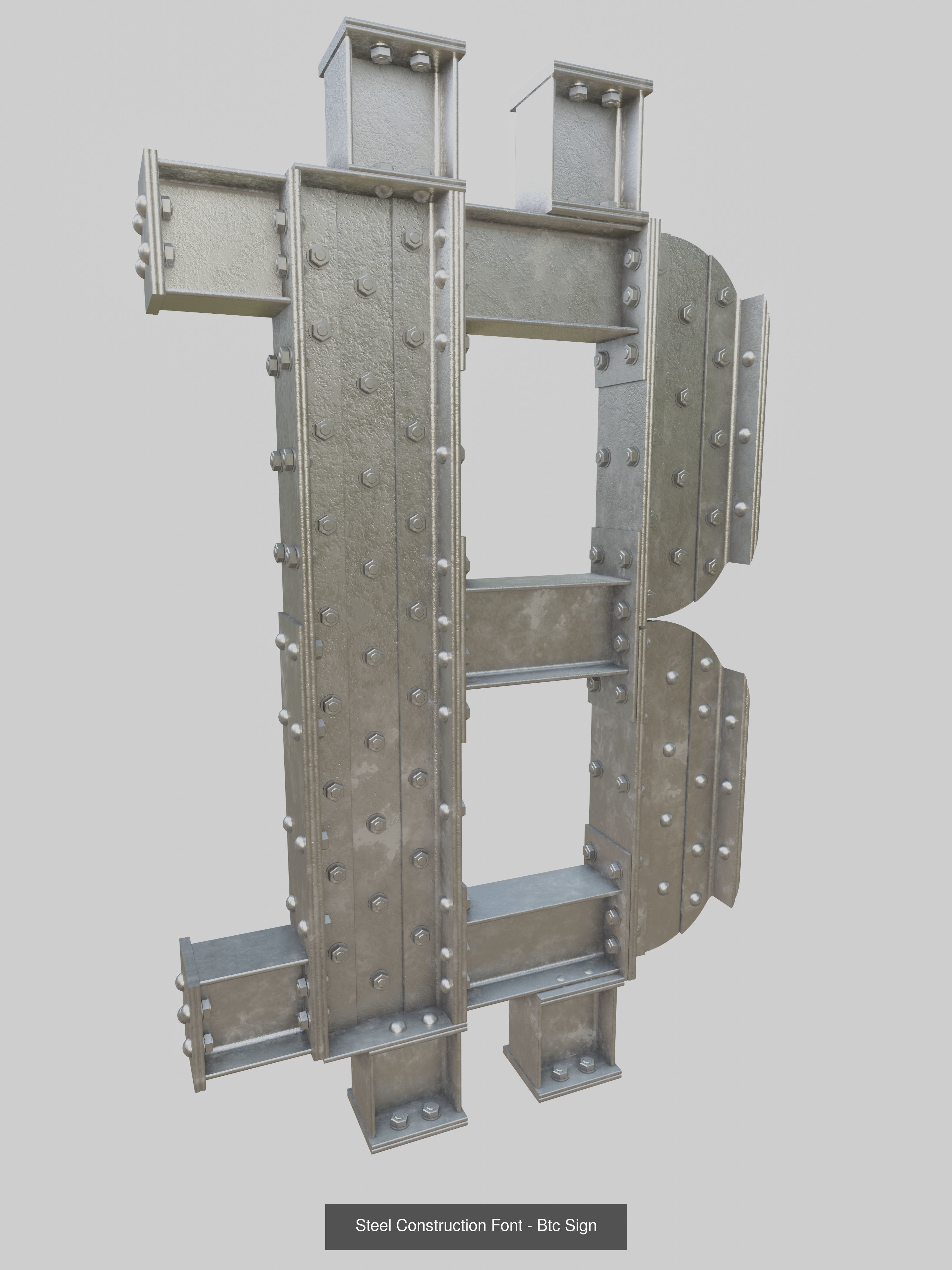 Steel Construction Letters And Numbers Collection _45