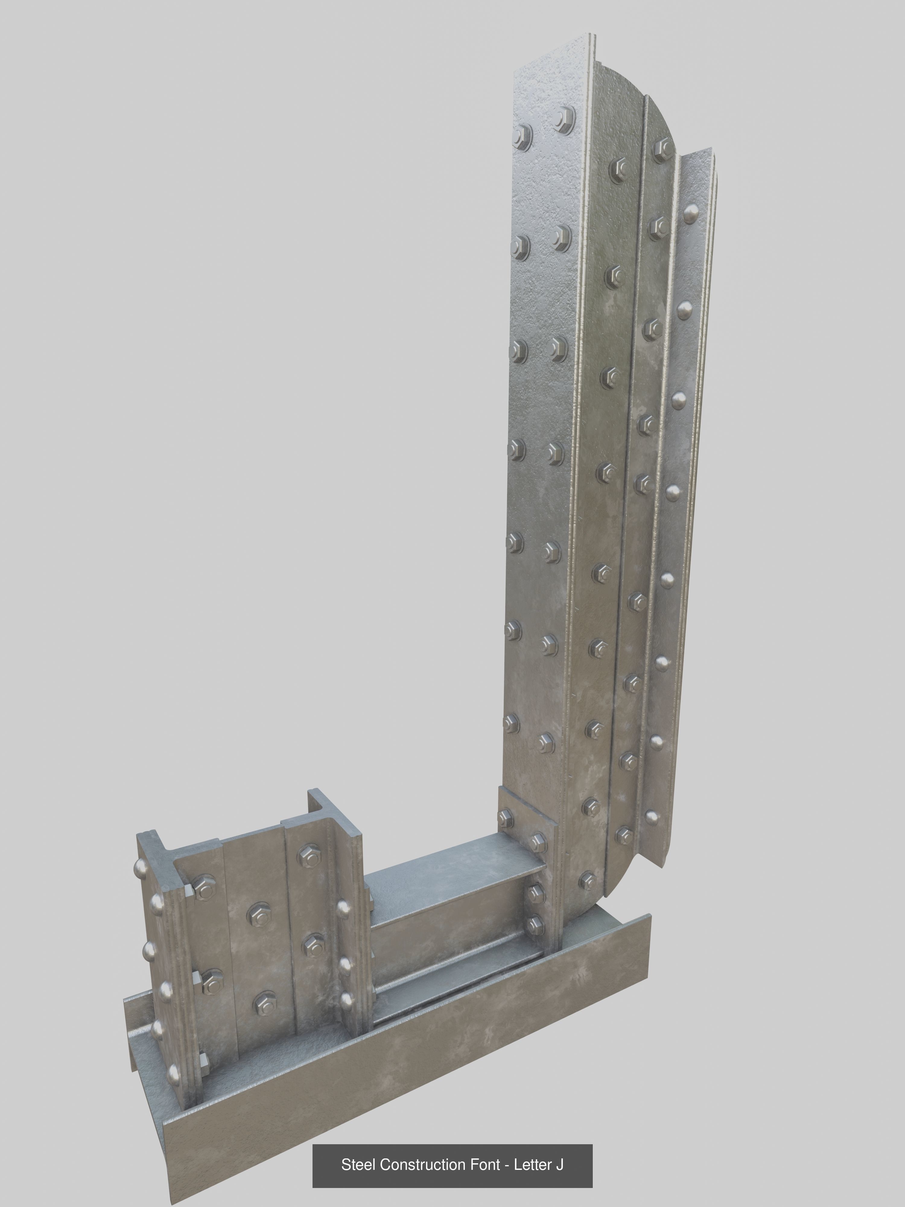 Steel Construction Letters And Numbers Collection _14