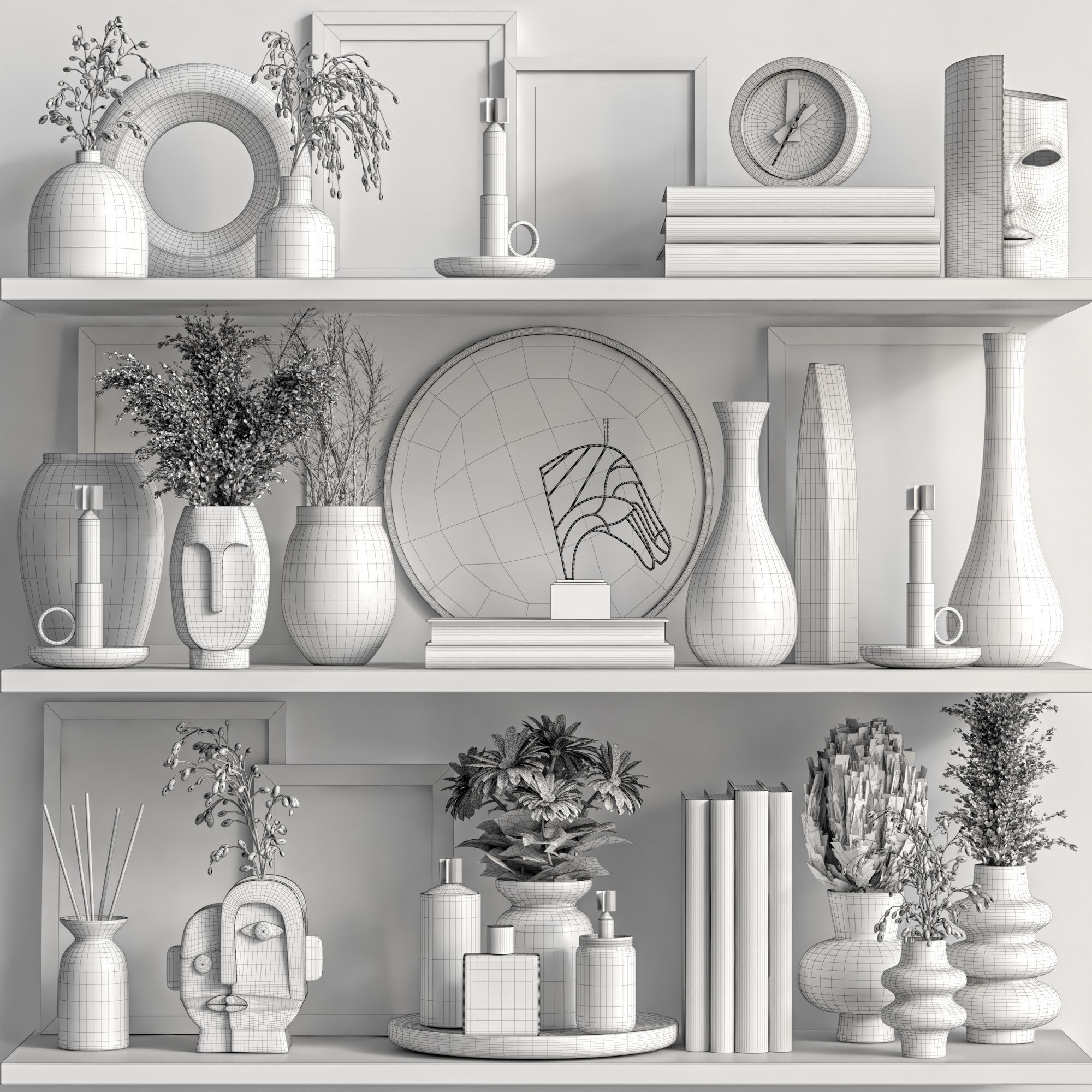 Decorative Set 38 3D model_6