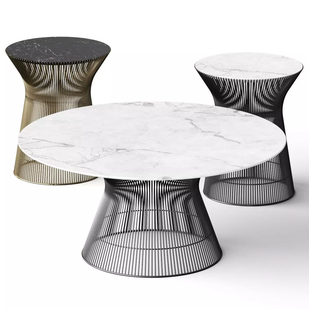 KNOLL Platner Coffee Table 3D model_0