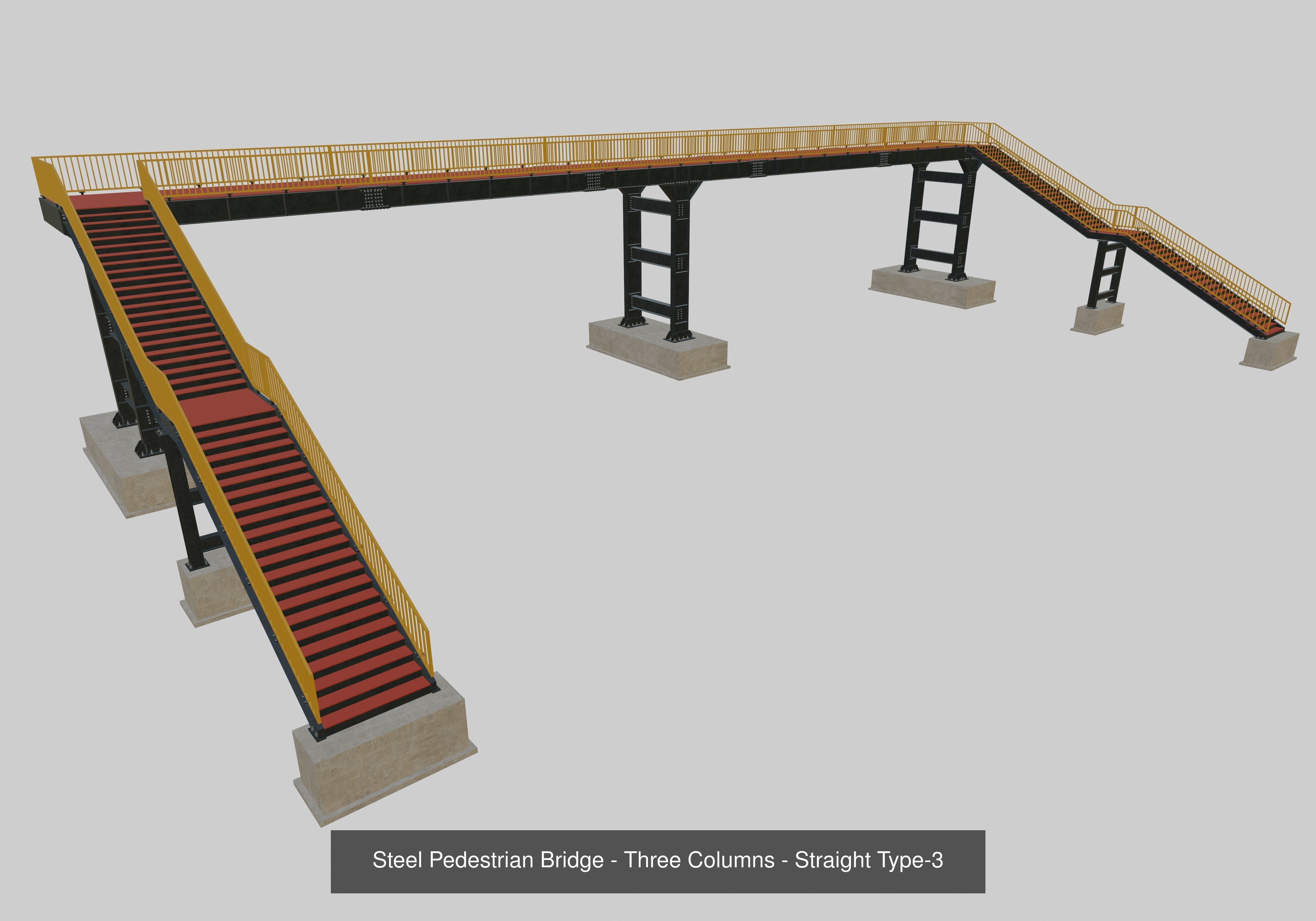 Steel Pedestrian Bridge Collection _5