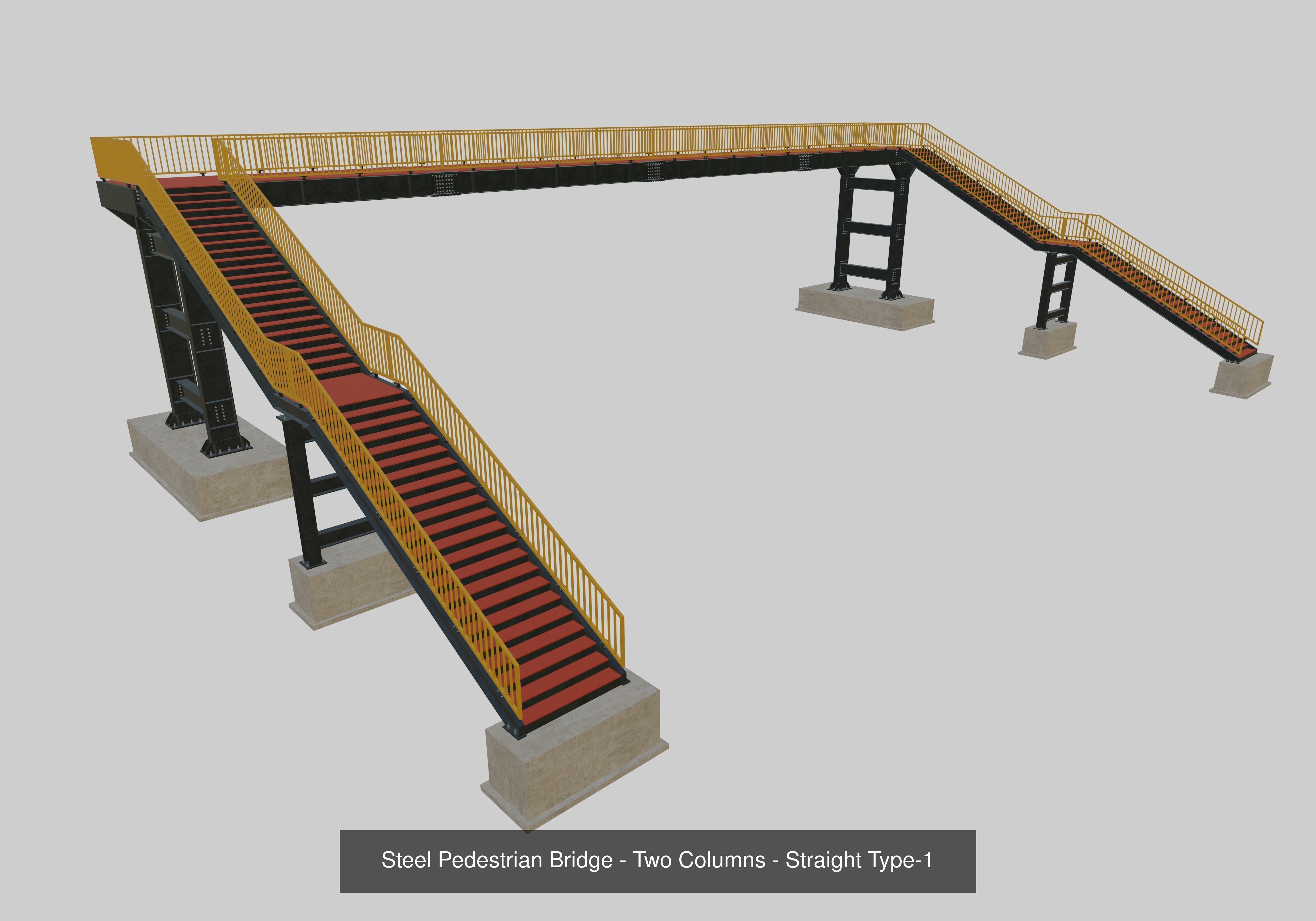 Steel Pedestrian Bridge Collection _3