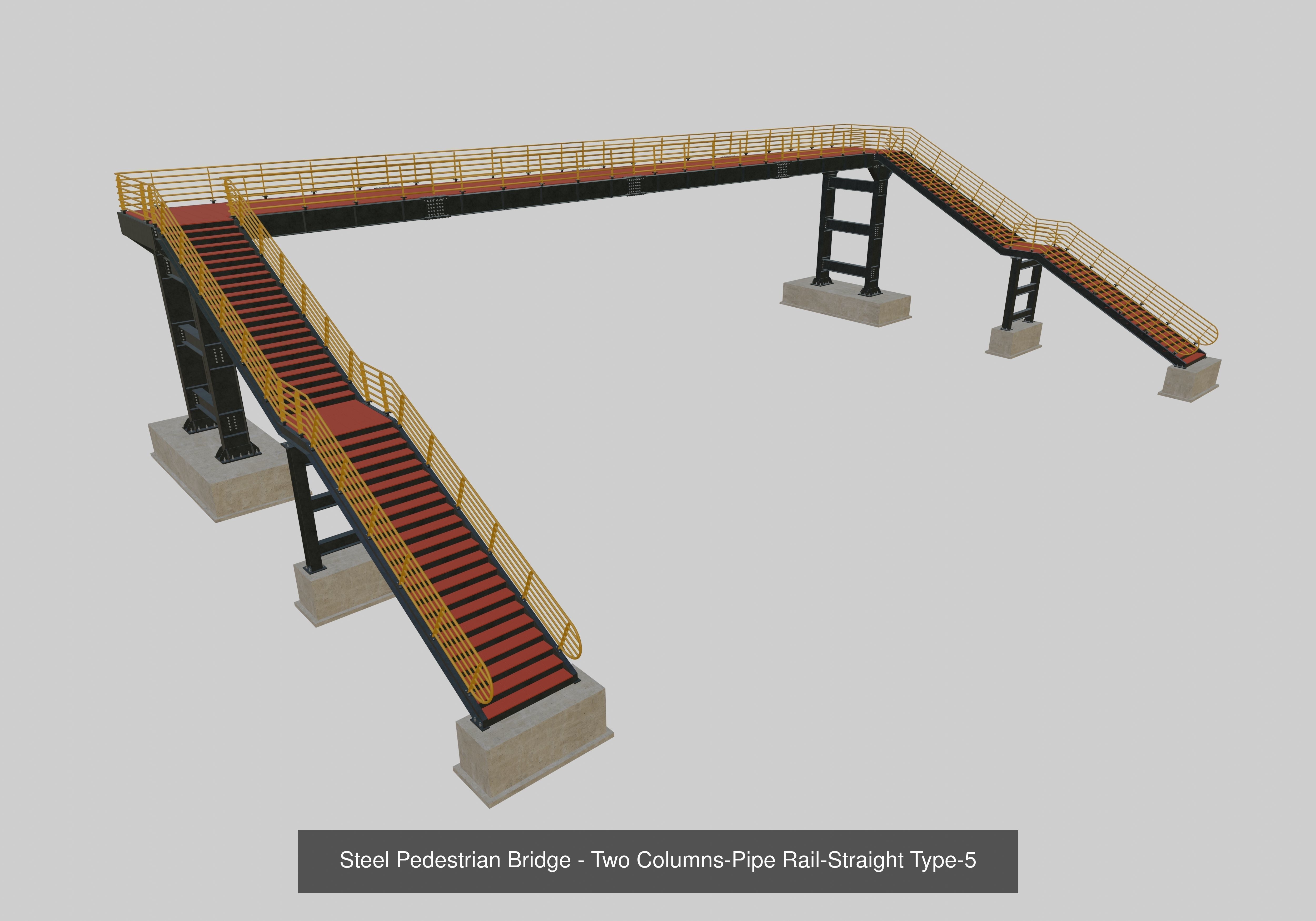 Steel Pedestrian Bridge Collection _7