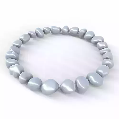 Pearl Bracelet Blue - VR-AR GameReady PBR Low-poly 3D model
