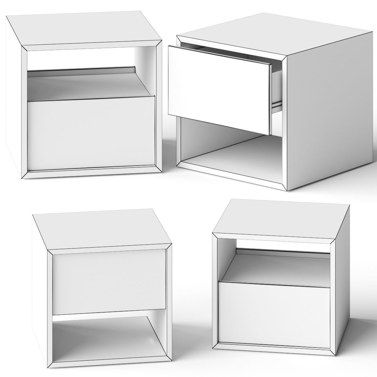 ARTLESS THN Nightstand Bedside Table 3D model_1