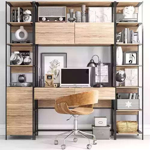 Workplace7 home office desks and bookcases