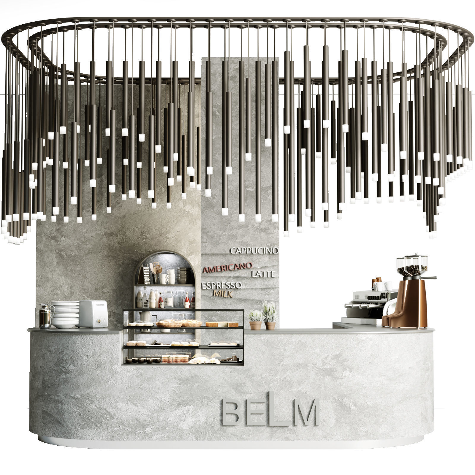 Design draft coffee point 2 3D model_2